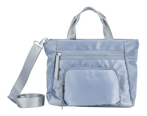 GERRY WEBER Handtasche Echoes - Handtasche aus 100% Nylon in stilvollem Blau, mit abnehmbaren und verstellbaren Schulterriemen für individuellen Tragekomfort.