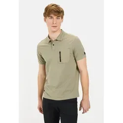 camel active Herren Kurzarm Poloshirt mit Cooling Effekt - Grün, Menswear-M - Poloshirt für Herren mit Quick-Dry-Technologie und Reißverschlusstasche, ideal für warme Tage. Stylisher Komfort mit camel active Logo-Stickerei.