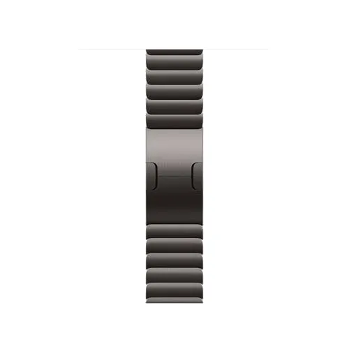 Apple Watch Gliederarmband 42mm - Schiefer, aus 316L Edelstahl mit wechselbaren Gliedern und nahtlosem Doppelfaltverschluss, passend für Handgelenke 135-195mm