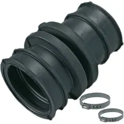 Whirlpool - Ersatzteil - Verbindungsschlauch Umwälzpumpe + Schlauchschellen - bauknecht, ignis, kitchenaid, laden, ikea, privileg, maytag