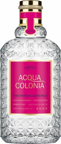 4711 Acqua Colonia Pink Pepper & Grapefruit Eau De Cologne 100ml - Unisex Duft mit frischer Grapefruit und würzigem rosa Pfeffer, ideal für jeden Anlass. Belebend und elegant, sorgt für einen langanhaltenden Frischekick.