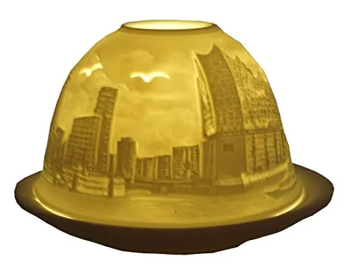 Dome Light Hamburg Elbphilharmonie Speicherstadt Hafen Teelicht Windlicht Teelichthalter