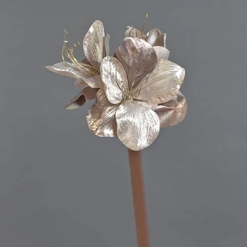 artplants.de Amaryllis künstlich Kirsty, beige-rosa, 70cm