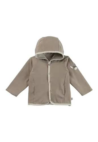 Sterntaler Wendebabyjacke mit Kapuze - Pünktchen & Einfarbig, Größe 74 - Baby-Bekleidung & -Schuhe: Wendejacke aus hautsympathischem Baumwolljersey, super weich und bequem, mit praktischen Druckknöpfen und seitlichen Eingrifftaschen für große Bewegungsfreiheit.