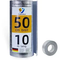 CCLIFE Isolierfolie Thermofolie Alu Dämmfolie 3-4mm Heizkörper Reflexionsfolie für Dächer Fenster Rohre Böden,0.5x10m-5m2