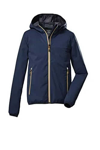 Killtec Jungen 2-Lagen-Funktionsjacke/Outdoorjacke mit Kapuze, packbar KOS 230 BYS JCKT; dunkel ozean, 152, 39648-000