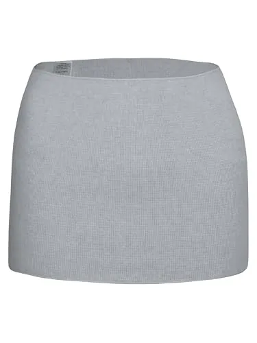 wobera ANGORA Leibwärmer oder Nierenwärmer für Damen und Herren mit 50% Angora, leichte Ausführung (Gr. XS, Farbe: silbergrau-meliert)