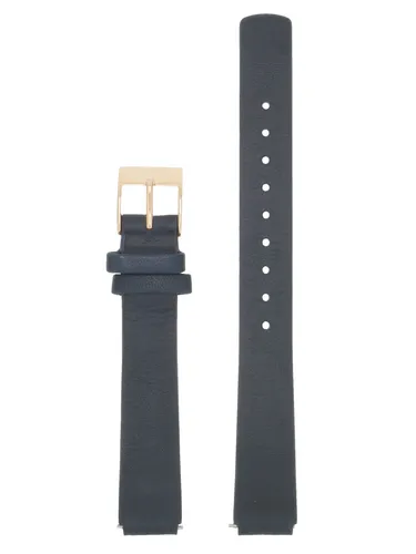 SKAGEN Uhrenarmband LB-SKW2744 - Uhrenarmband aus hochwertigem Leder in Blau, ideal für das Modell SKW2744. Mit einer Breite von 12 mm bietet es Komfort und Stil für jeden Anlass.