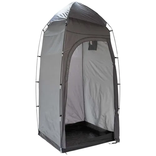 Bo-Camp Dusch- & Toilettenzelt, 100x100x200cm, grau