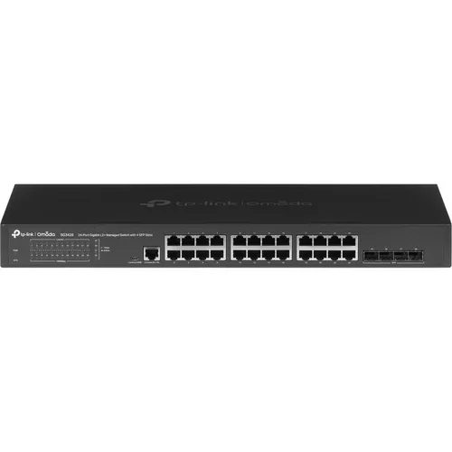 TP-Link TL-SG3428 - 24-Port Gigabit L2 Managed Netzwerk-Switch mit 4 SFP-Slots, cloudbasiertes Management und umfassende Sicherheitsfunktionen für leistungsstarke Netzwerkinfrastruktur