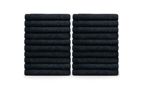 Blumtal Gästehandtücher 30x30cm - weich und saugstark, Frottee (24-St), 12er und 24er Set, 100% Baumwolle