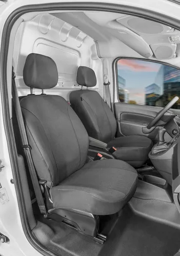 WALSER Autositzbezug Transporter Ford Transit Couri, 7-tlg. - Autositzbezüge aus hochwertigem Jacquard Material, passgenau und strapazierfähig, idealer Schutz für Ihre Sitze im Transporter.