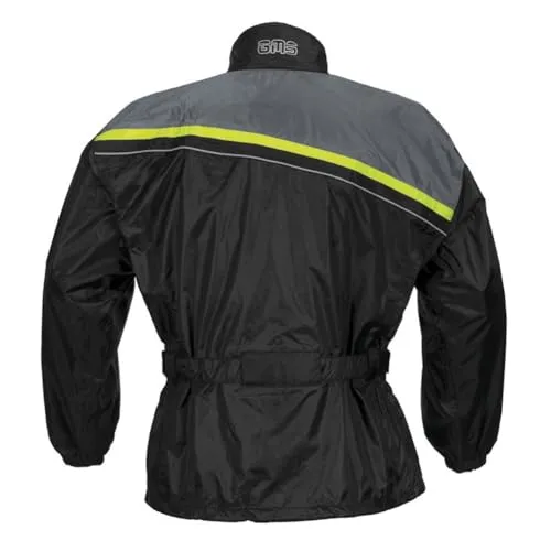 GERMAS Regenjacke Douglas, Farbe:schwarz-gelb fluo, Größe:10XL
