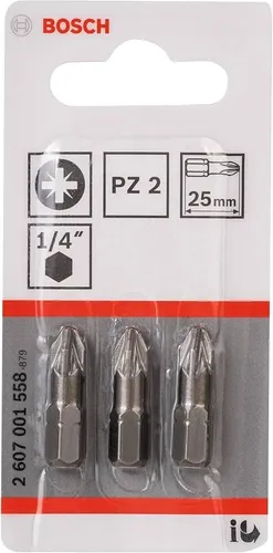 Bosch Bit Extra-Hart für Pozidriv-Kreuzschlitzsch 2607001558