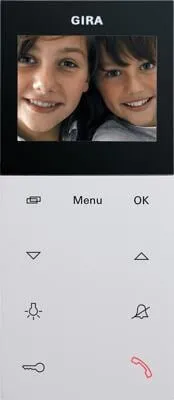 Gira Wohnungsstation Video AP Plus 123927 Weiß matt von Gira