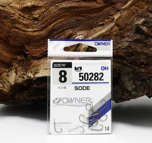 Owner Haken 50282 Match/Schleie Bronze Gr.8 14 Stück Plättchenhaken SALE