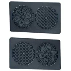 XA800712 Snack Collection - Bricelet Tellerset für Sandwich-Maker Waffeleisen, ideal für kreative Snacks und süße Leckereien