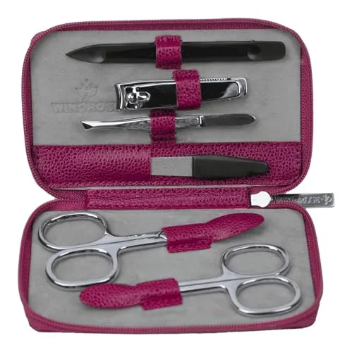 WINDROSE Maniküre-Etui Manicure Set in rot von Windrose
