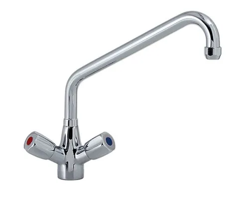 KBS Gastrotechnik Knebel-Mischbatterie mit Schwenkhahn 1/2 Zoll