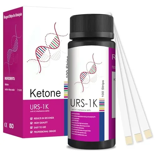 Produktbild Stück Ketose Teststreifen,Keto Test,Keton Teststreifen für die Keto Ernährung und Diät,Heimgebrauch 100
