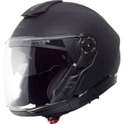 Schuberth J2 Jethelm Matt Schwarz L - Motorradhelm mit DFP-Glasfaserschale verstärkt mit Carbon für optimale Stoßdämpfung und geringes Gewicht. Perfekte Passform dank SCHUBERTH INDIVIDUAL PROGRAM und verbesserte Sichtbarkeit durch reflektierende Elemente.