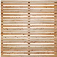 GartenLand Rhombus Holz Zaun Römö 180x180cm Lärche Natur - Stylischer Rhombuszaun aus Lärche für Ihren Garten. Einfache Montage und pflegeleichte Optik sorgen für ein modernes Ambiente. Ideal für kreative Gestaltungsmöglichkeiten.