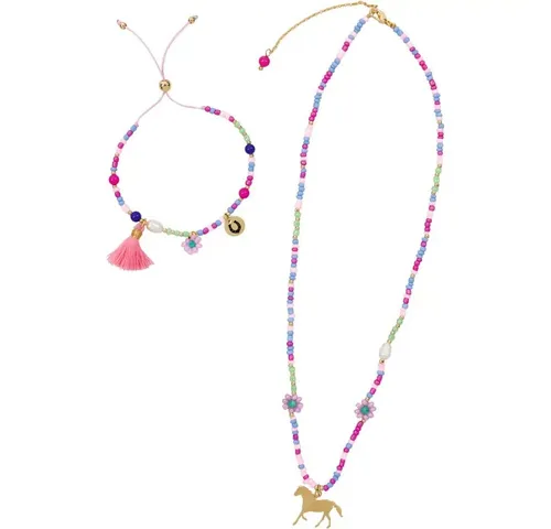 COPPENRATH DIE SPIEGELBURG Armband Schmuckset (Kette & Armband) - Pferdefreunde