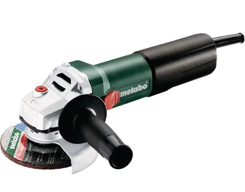Metabo Winkelschleifer WQ 1100-125 - 1100W, 125mm mit M-Quick S-automatic, sicher dank mechanischer Sicherheitskuppelung und schneller Scheibenwechsel ohne Werkzeug