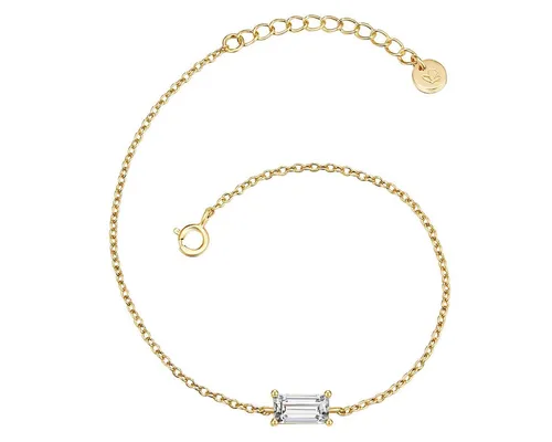 Glanzstücke München Silberarmband gelbgold in gelb von Glanzstücke München