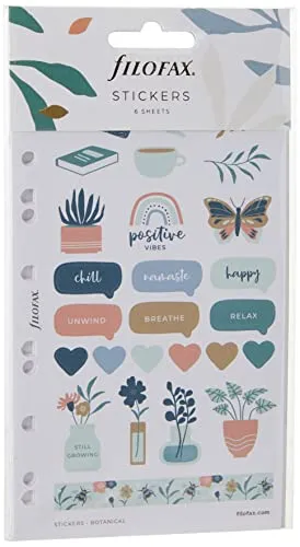 Filofax Accessories Botanical Stickers, 132815