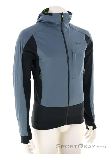 Dynafit Tigard Alpha Direct Jacket - Kunstfaserjacke Gr L grau - Leichte Skitourenjacke aus atmungsaktivem Material in Grau, Gr. L; mit Daumenschlaufen, Kapuze und winddichtem Stretch für optimalen Komfort und Schutz.
