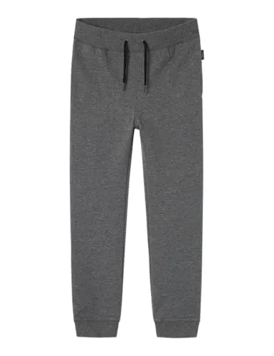 NAME IT Jungen Nkmsweat Pant Unb Noos Sweathose, Dark Grey Melange, 134 EU