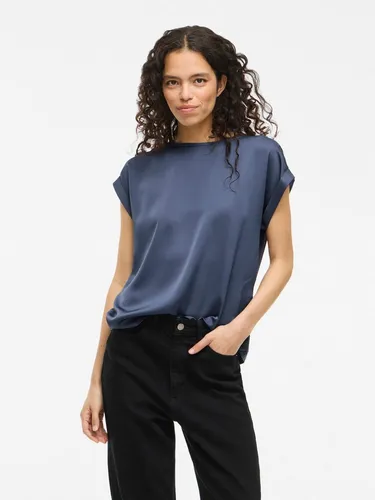 VILA VIELLETTE S/S SATIN TOP von VILA