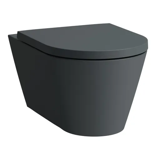 Laufen Wand-Tiefspül-WC „Kartell“ in Graphit matt in grau von LAUFEN
