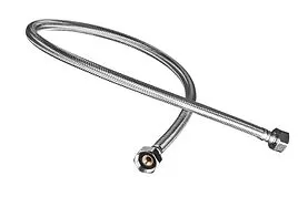 WĘŻYK W OPLOCIE ZE STALI NIERDZ GWINT WEW./WEW 80CM 1/2*1/2 UN 5907798716234