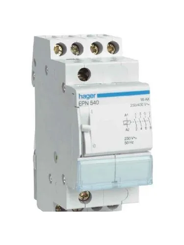 Latching Relay 4NO 230V - 16A AC1, ideal für die pulssteuerung von Lichtinstallationen mit IP20 Schutz