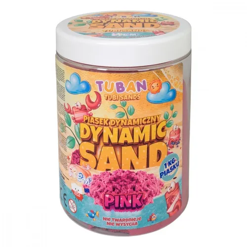 Dynamic sand 1kg pink TUBAN 5901087035532