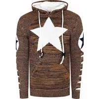 Produktbild Grobstrick Comic Kapuzen-Pullover von Rusty Neal
