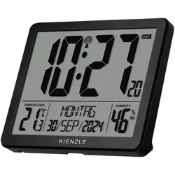 Kienzle Digitaler XXL Funkwecker in schwarz von Kienzle