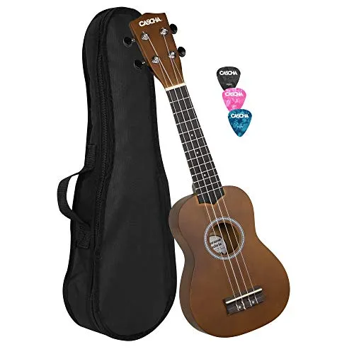 CASCHA EH 3953 Sopran Limewood Ukulele-Set