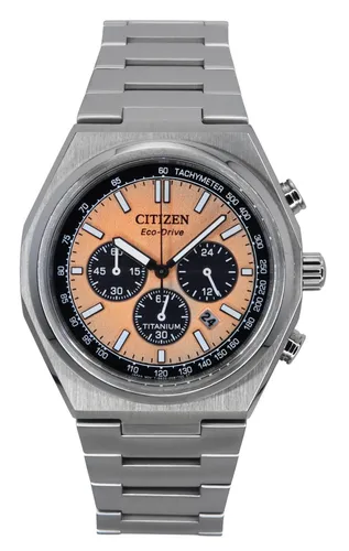 Citizen Zenshin Solar Chronograph CA4610-85Z Herrenuhr - Armbanduhren für Herren, 100m wasserdicht, mit Saphirglas und Titanarmband für höchsten Komfort und Langlebigkeit.