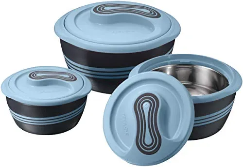 Pinnacle Thermoschüssel mit Deckel 3tlg. Set 2,5 l /1,4 l /0,95 l