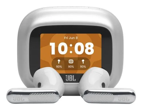 JBL Live Flex 4 In-Ear Bluetooth Kopfhörer kabellos IP54 (Silber) - Erleben Sie kabellosen Klang in Silber mit den JBL Live Flex 4 Kopfhörern. IP54-zertifiziert für Schutz vor Spritzwasser und Staub, ideal für Musik, Anrufe und Sport.