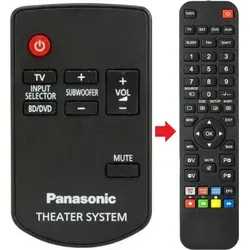 Fernbedienung passend für PANASONIC N2QAYC000043