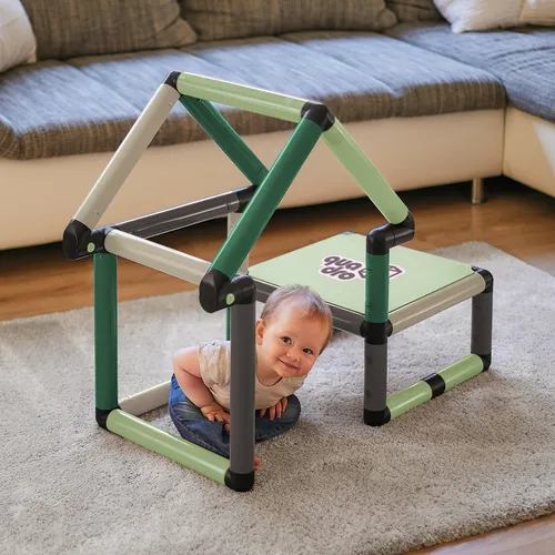Quadro Beginner Home Baukasten – Modularer Kletterbaukasten für Babys & Kleinkinder - Indoor Klettergerüste für Kinder – 24 vielseitige Modelle zur frühkindlichen Förderung, TÜV-zertifiziert und flexibel anpassbar für mehr Motorik und Selbstständigkeit.