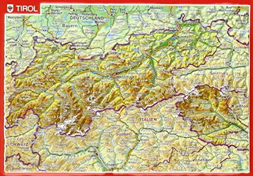 Reliefpostkarte Tirol