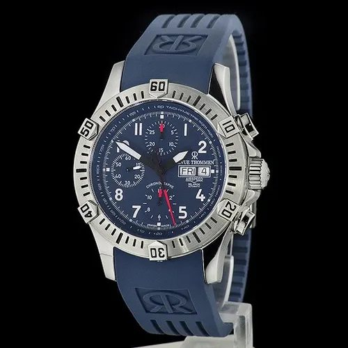 REVUE THOMMEN Airspeed Xlarge Pioneer AUTOMATIK Herren-Chronograph - Sportliche Armbanduhr mit Schweizer Uhrwerk, 100 m Wasserbeständigkeit und Leuchtzifferblatt – ideal für Abenteurer und stilbewusste Herren.