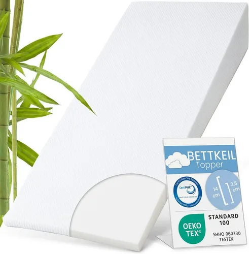 ELONEO Bettkeil Topper 100 x 190 cm