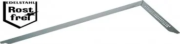 Triuso Zimmermannswinkel E800ZW, 800mm aus Edelstahl - Messwerkzeuge mit Anreißlöchern für einfache Maßübertragung, rostfrei und schmutzabweisend, ideal für präzise Arbeiten im Handwerk.