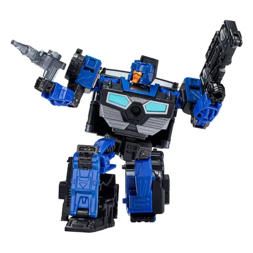 Transformers Generations Legacy Crankcase Action-Figur - Actionfigur für Kinder, 14 cm groß, verwandelbar in einen Geländewagen mit Energon-Blaster und spannender Multiversum-Integration.
